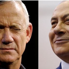 نتنياهو ومنافسه غانتس يعلنان الفوز في الانتخابات الاسرائيلية