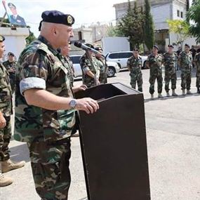 قائد الجيش للعسكريّين: أمن لبنان أمانة في أعناقكم
