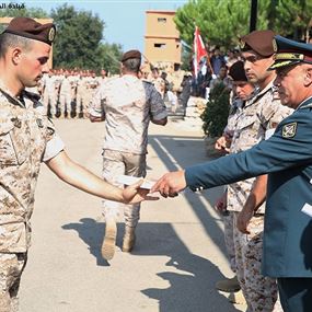بالصور: تخريج دورة المجوقل ال18 في ثكنة داني حرب في غوسطا