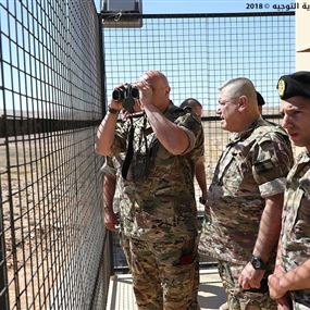 بالصور: قائد الجيش يتفقد مراكز فوج الحدود البرية الرابع