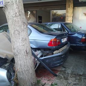 جريح اثر حادث صدم في بلونة