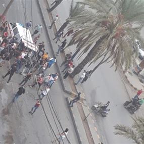 إصابات في صفوف المتظاهرين خلال توقيف مطلوب في البداوي