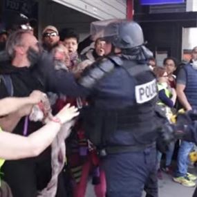 السجن لشرطي فرنسي صفع متظاهراً خلال احتجاجات السترات الصفراء