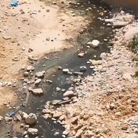 بالفيديو: المجارير تصب في نهر انطلياس!