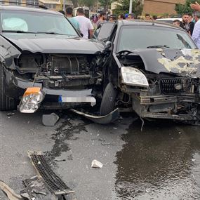جريحان جراء حادث سير على طريق عام حراجل