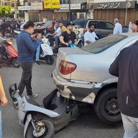 جريح جراء حادث سير في طريق الجديدة