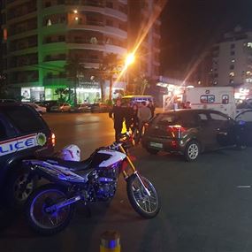 جريح اثر حادث سير في الدكوانة