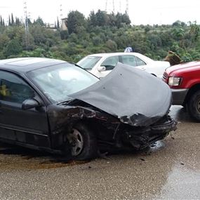 جريحان في حادث سير