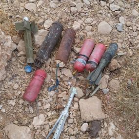 بالصور: عبوات معدة للتفجير داخل مغارة في وادي الخيل