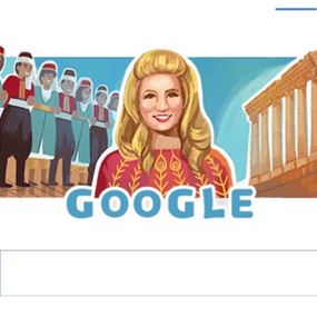 غوغل يحتفل بالذكرى الـ90 لميلاد الشحرورة