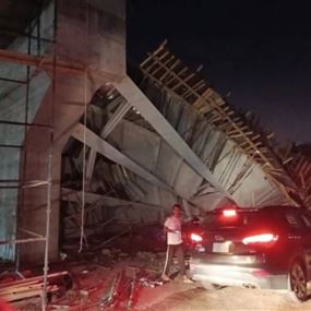 مأساة في كربلاء… مقتل وإصابة مدنيين بانهيار جسر قيد الإنشاء