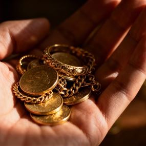 سرق الذهب من طفلته بسبب كبسة زر!