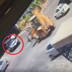 بالفيديو: نجاة مدير معهد التعليم في قوى الامن من حادث مروّع