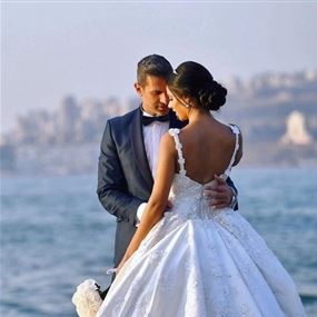 زفاف ساحر لنجم كرة السلة اللبناني.. شاهدوا العروس وفستانها المميّز!