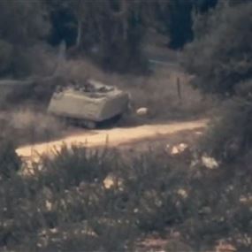 فيديو للحظة استهداف حزب الله ملالة إسرائيلية
