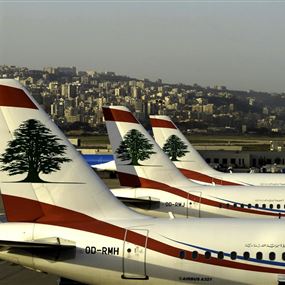 إقفال الاجواء اللبنانية ووقف عمل الطيران يوم الإثنين