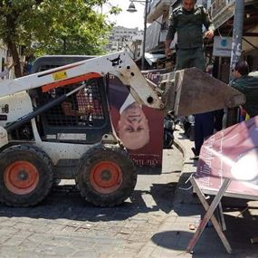 شرطة بلدية طرابلس ازالت البسطات والتعديات في اسواق المدينة