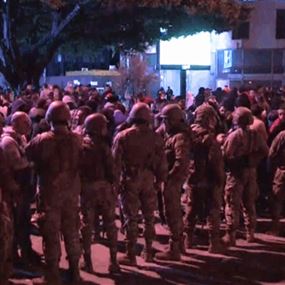 بيان للجيش حول أحداث وسط بيروت ليل أمس