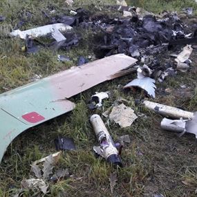 بالصور: سقوط طائرة إسرائيلية في جنوب لبنان